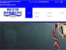 Tablet Screenshot of blueribbontrophies.net